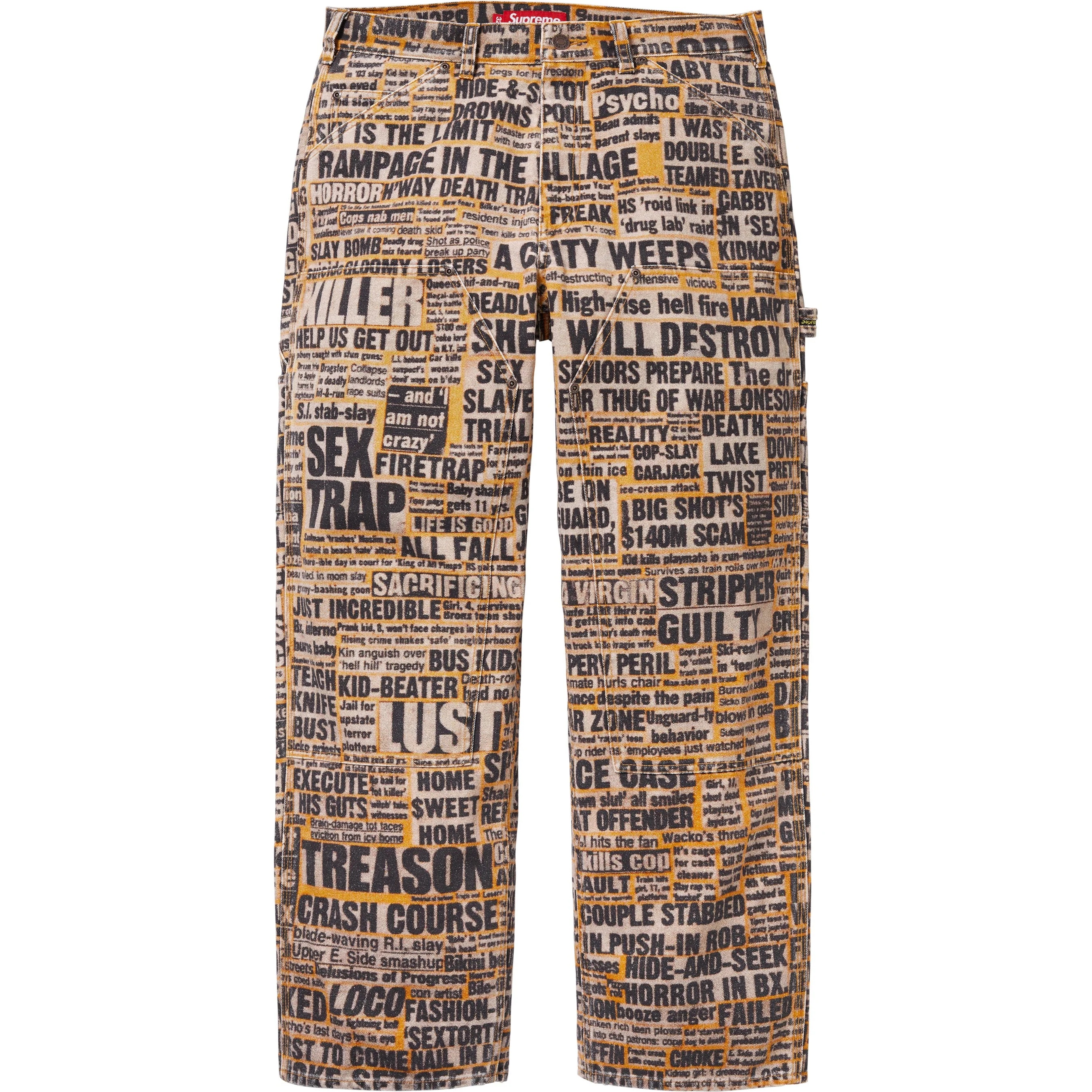 Supreme/Dash Snow Double Knee Painter Pant view 3